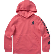 Load image into Gallery viewer, Carhartt Kids Long-Sleeve Graphic Sweatshirt - Pink