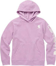 Load image into Gallery viewer, Carhartt Kids Long-Sleeve Graphic Sweatshirt Purple