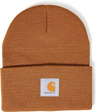 Load image into Gallery viewer, Knit Cuffed Beanie - Carhartt - Brown
