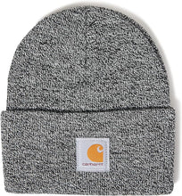 Load image into Gallery viewer, Knit Cuffed Beanie - Carhartt - White/Black
