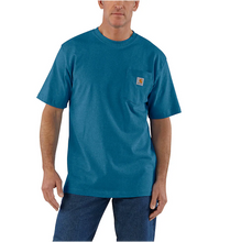 Load image into Gallery viewer, Mens Loose Fit Short Sleeve T Shirt - Carhartt - K87 - Deep Lagoon