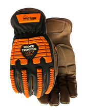 Load image into Gallery viewer, Summer Shock Trooper Gloves D30 - Watson Gloves - Brown and Orange