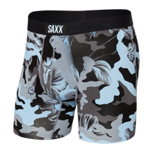 Load image into Gallery viewer, Mens Vibe Super Soft Boxer Brief - SAXX - Blue Camo Flora