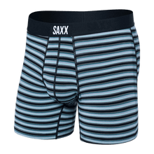 Load image into Gallery viewer, Mens Vibe Super Soft Boxer Brief - SAXX - Blue Stripped