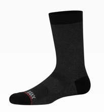 Load image into Gallery viewer, Mens Crew Socks - SAXX - Heather Black