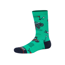 Load image into Gallery viewer, Mens Crew Socks - SAXX - Off Course Carts Green