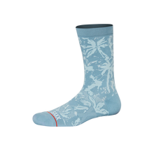 Load image into Gallery viewer, Mens Crew Socks - SAXX - Splash Palms Blue