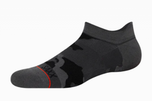 Load image into Gallery viewer, Mens Low Show Socks - SAXX - Grey Camo - Side