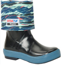 Load image into Gallery viewer, Womens Rubber Boot - Xtratuf - Legacy Beach Glass - Rolled Down Boot