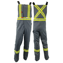 Load image into Gallery viewer, Fire Resistant Hi Viz Summer Bibs - Atlas - Grey