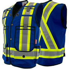 Load image into Gallery viewer, Mens Fire Resistant Surveyor Vest - Atlas - AR Protection - Royal Blue