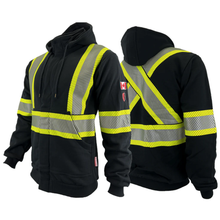 Load image into Gallery viewer, Mens Fire Resistant Hoodie Hi Vis - Atlas - Black