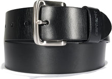 Load image into Gallery viewer, Mens Leather Belt Classic Buckle - Carhartt - Black