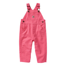 Load image into Gallery viewer, Infant/Toddler Duck Bib Coverall - Carhartt - Pink
