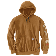 Load image into Gallery viewer, Mens Fire Resistant Loose Fit Midweight Hoodie - Carhartt - Logo Sleeve - Granite