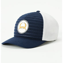 Load image into Gallery viewer, flexfit trucker cap front - cinch - navy white