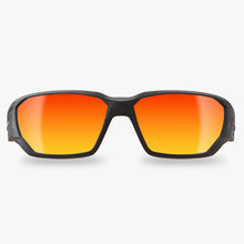 Load image into Gallery viewer, Safety Glasses - Edge Eyewear - Dawson - Orange Lens Black Frames - Front