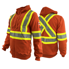 Load image into Gallery viewer, Mens Fire Resistant Hoodie Hi Vis - Atlas - Orange