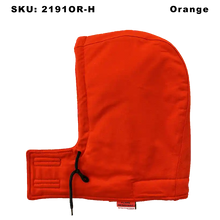 Load image into Gallery viewer, Fire Resistant Parka Hood - Orange - Side