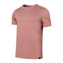 Load image into Gallery viewer, All Day Aerator Short Sleeve Shirt Crew Neck - SAXX - Burnt Coral - Front