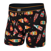 Load image into Gallery viewer, Mens Daytripper Boxer Brief - SAXX - Hot Ones Black - Front