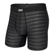 Load image into Gallery viewer, Mens Drop Temp Boxer Brief - SAXX - Black Heather - Front