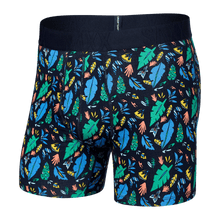 Load image into Gallery viewer, Mens Drop Temp Boxer Brief - SAXX - Pop Flora Blue - Front