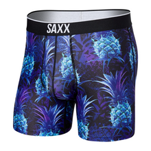 Load image into Gallery viewer, Mens Volt Breathable Mesh Boxer Brief - SAXX - Neo Pineapple
