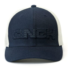 Load image into Gallery viewer, Mens Flex Fit Hat - Miller Cinch - Navy and White