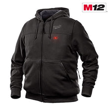 Load image into Gallery viewer, Milwawkee M12 Heated Black Hoodie - 302B