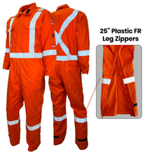 Load image into Gallery viewer, Atlas Guardian® FR/AR Coveralls w/ Leg Zippers 2&quot; Stripes
