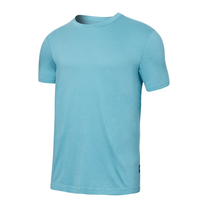 Mens 3Six Five Short Sleeve T-Shirt - SAXX - reef blue - front