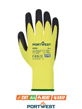 Load image into Gallery viewer, PortWest - Vis-Tex PU Cut Resistant Glove - A625
