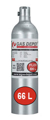 66 Liter Hydrogen Sulfide Calibration Gas - Gas Depot - 20 PPM 60 PPM