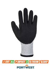 Load image into Gallery viewer, PortWest - TPV Impact Therm Cut Glove - A729
