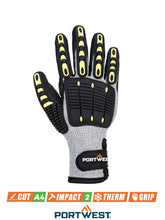 Load image into Gallery viewer, PortWest - TPV Impact Therm Cut Glove - A729
