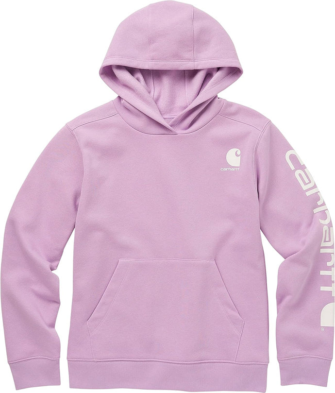 Carhartt Kids Long-Sleeve Graphic Sweatshirt Purple