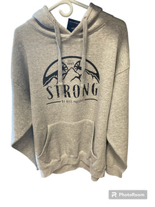 Grey Hoodie - Alberta Strong - Strong Hold Hoodie - Grey - Front