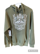 Load image into Gallery viewer, Green Hoodie - Alberta Strong - Strong and Free Hoodie
