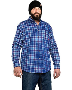 Fire Resistant Button Up Shirt - Ariat Mens - Blue