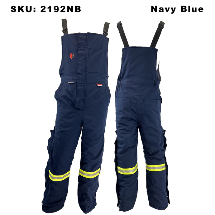 2192 Fire Resistant Bib Overalls - Winter Insulated - Atlas - Navy