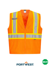 Load image into Gallery viewer, Hi-Vis Contrast Striped Vest - CA101
