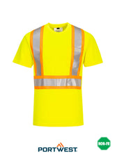 Load image into Gallery viewer, Hi-Vis Striped T-Shirt - CA110
