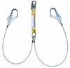 dual leg cable lanyard