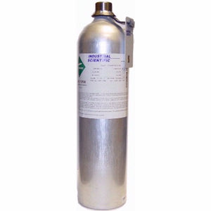 Calibration Gas - 58L - 25 PPM H2S/50 PPM CO/50% LEL METHANE/12% O2/BALANCE N2
