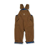 Infant Flannel Lined Bib - Carhartt - Brown