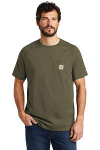 Force Relaxed Pocket T-shirt - Carhartt - Light Moss