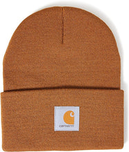 Load image into Gallery viewer, Knit Cuffed Beanie - Carhartt - Brown
