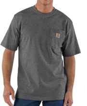 Load image into Gallery viewer, Mens Loose Fit Heavyweight Short-Sleeve Pocket T-Shirt - Carhartt - Carbon
