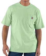 Load image into Gallery viewer, Mens Loose Fit Heavyweight Short-Sleeve Pocket T-shirt - Carhartt - Tender Greens
